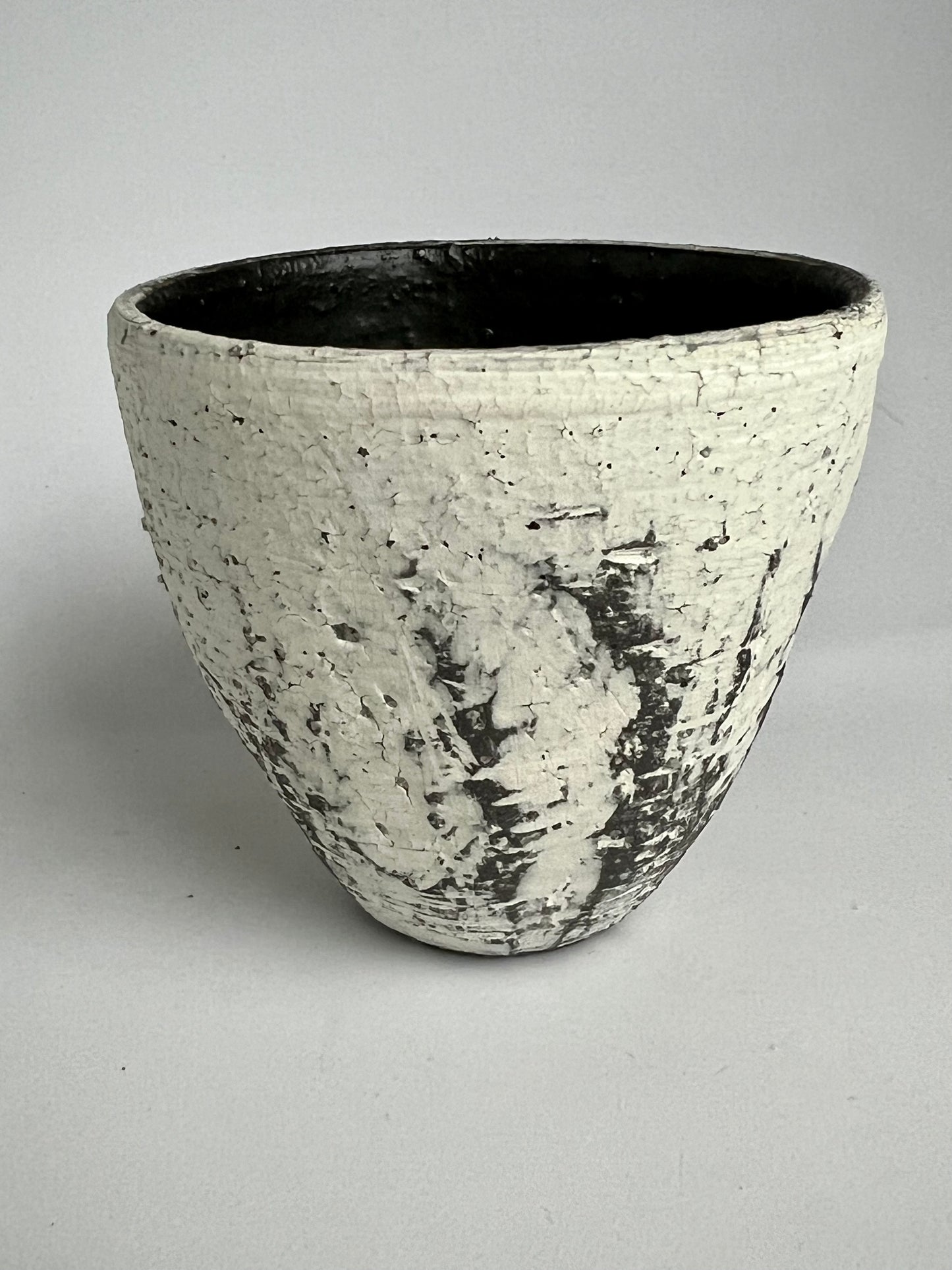 Black & White Stoneware Yunomi