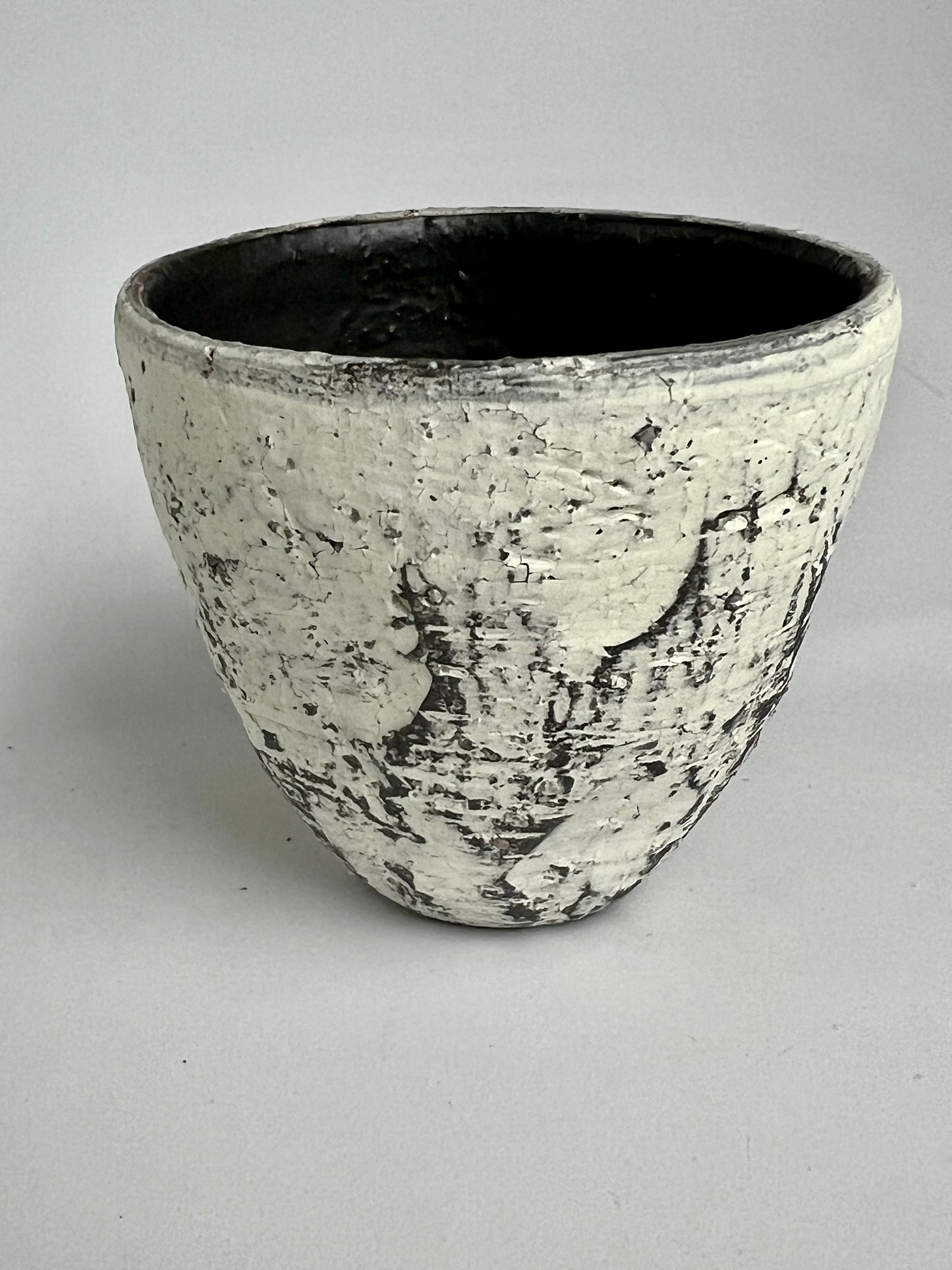 Black & White Stoneware Yunomi