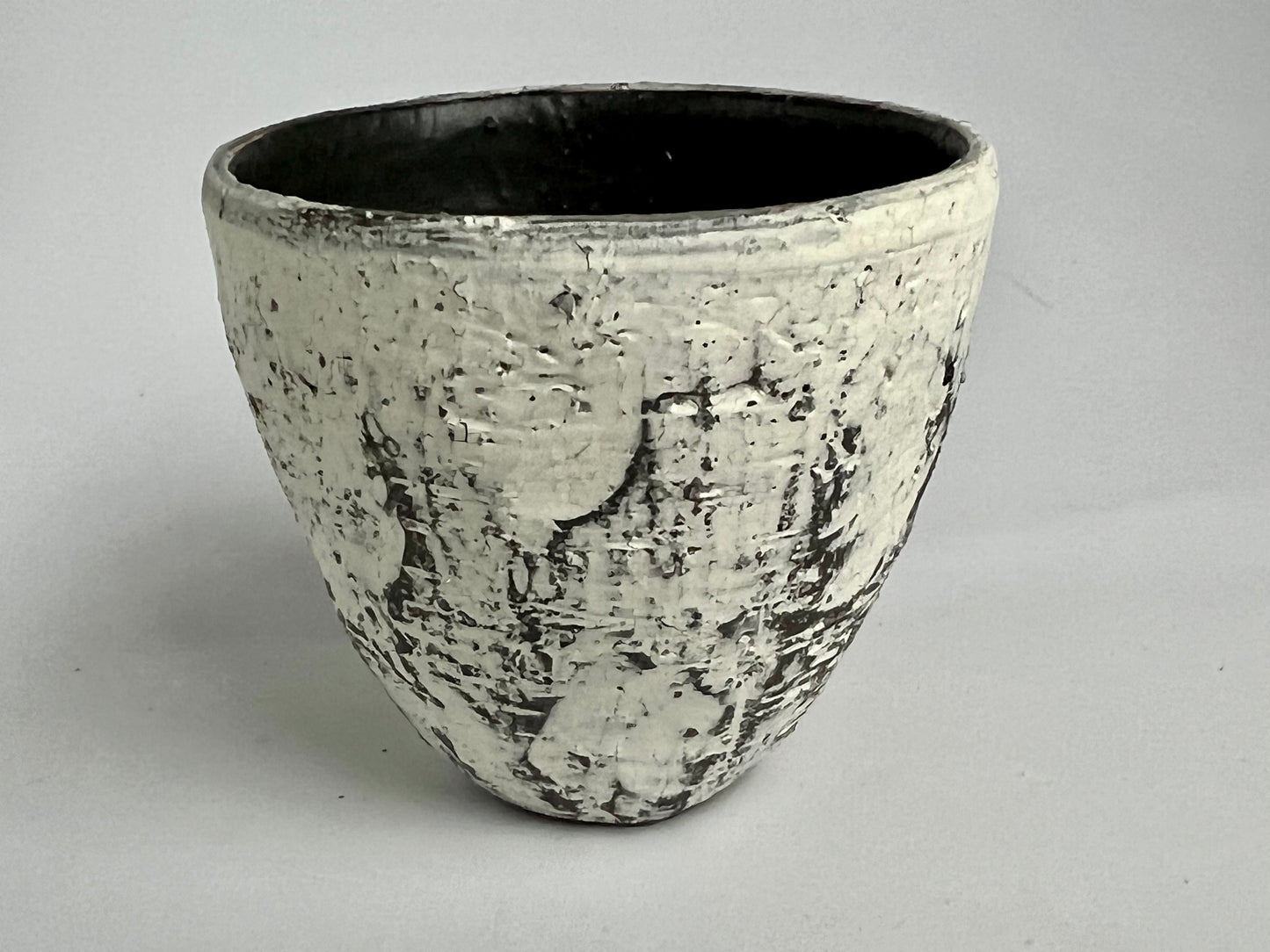 Black & White Stoneware Yunomi