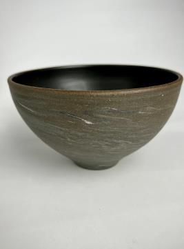 Black & White Nerikomi Chawan - 白黒練りこみ茶碗