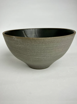 Black & White Nerikomi Chawan - 白黒練りこみ茶碗